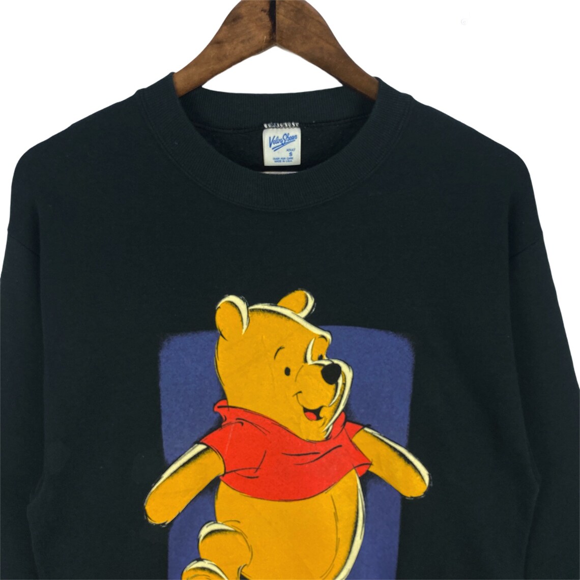 Vintage 90s Winnie the Pooh Sweatshirt Crewneck Velva Sheen - Etsy