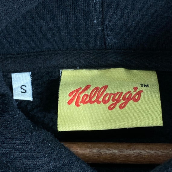 Vintage Kelloggs Hoodie Sweater Back Hit Big Logo… - image 8