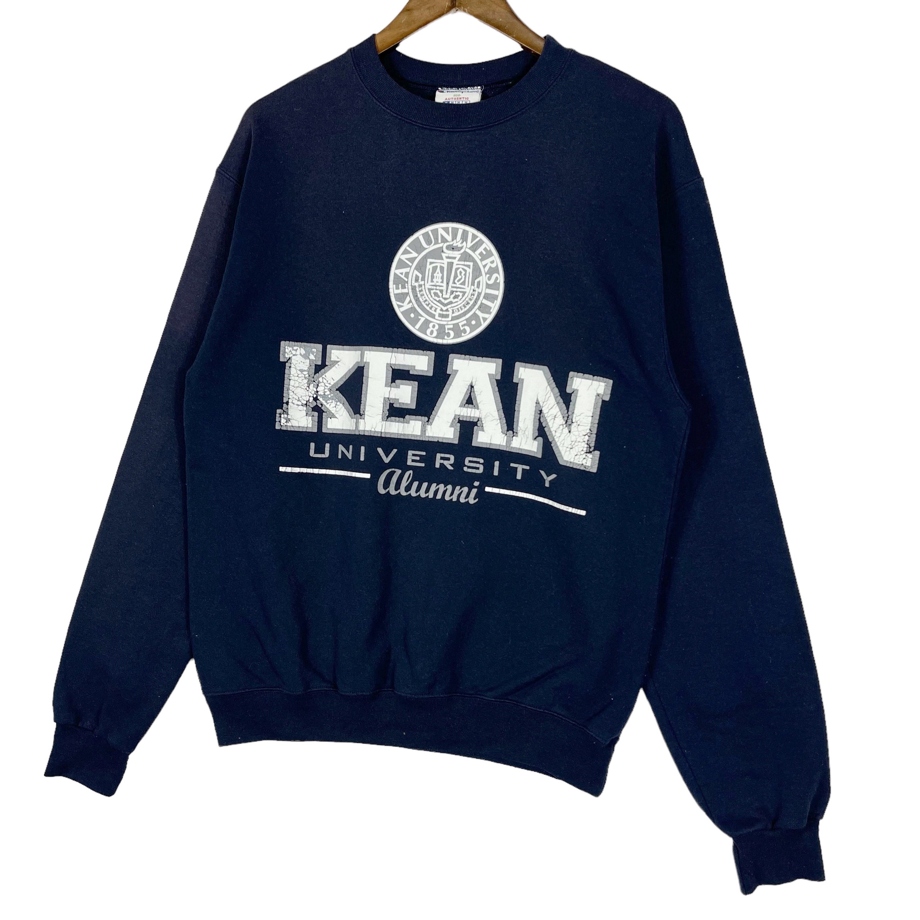 Vintage Champion Kean University Crewneck Sweatshirt Navy