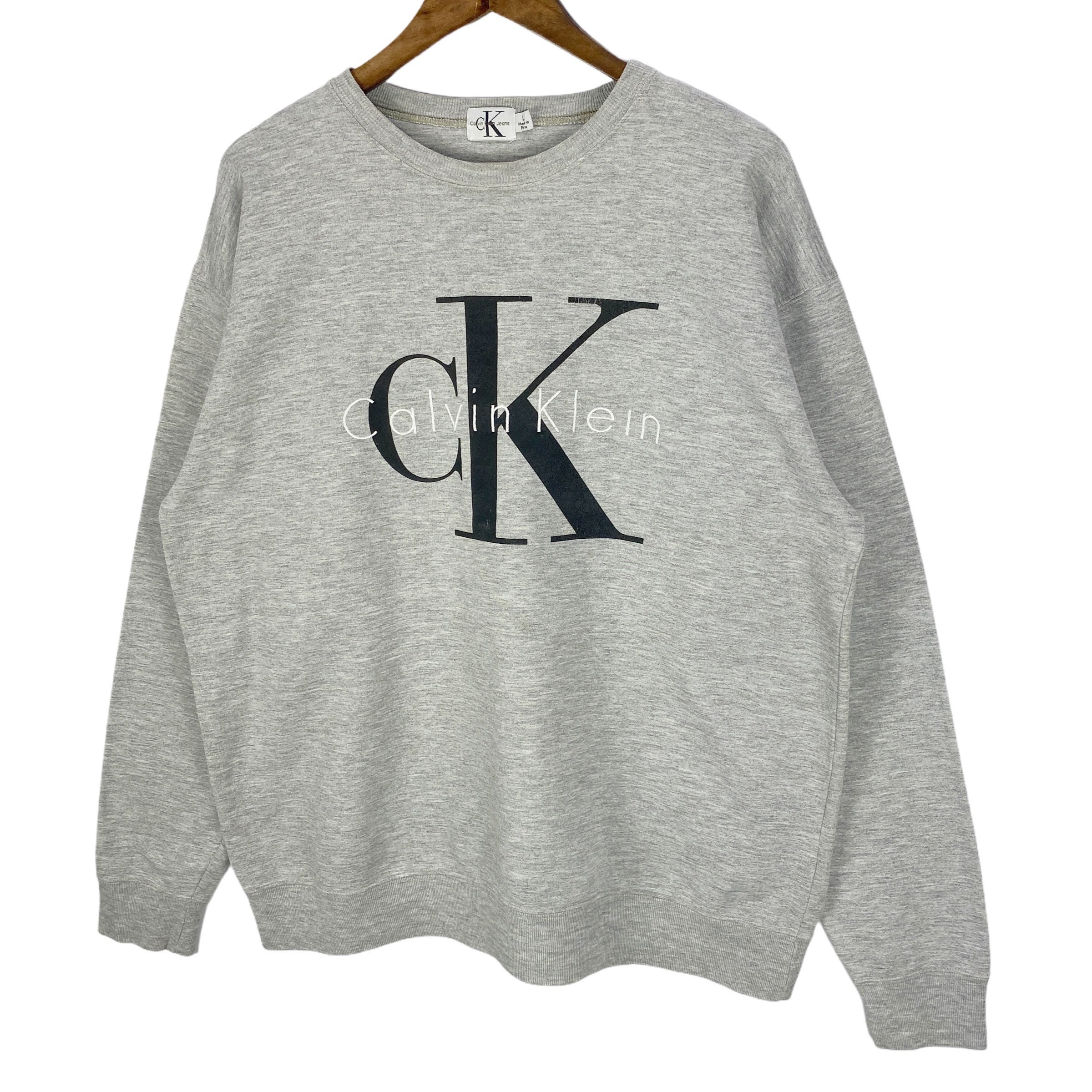 Calvin klein jumper grey new arrivals