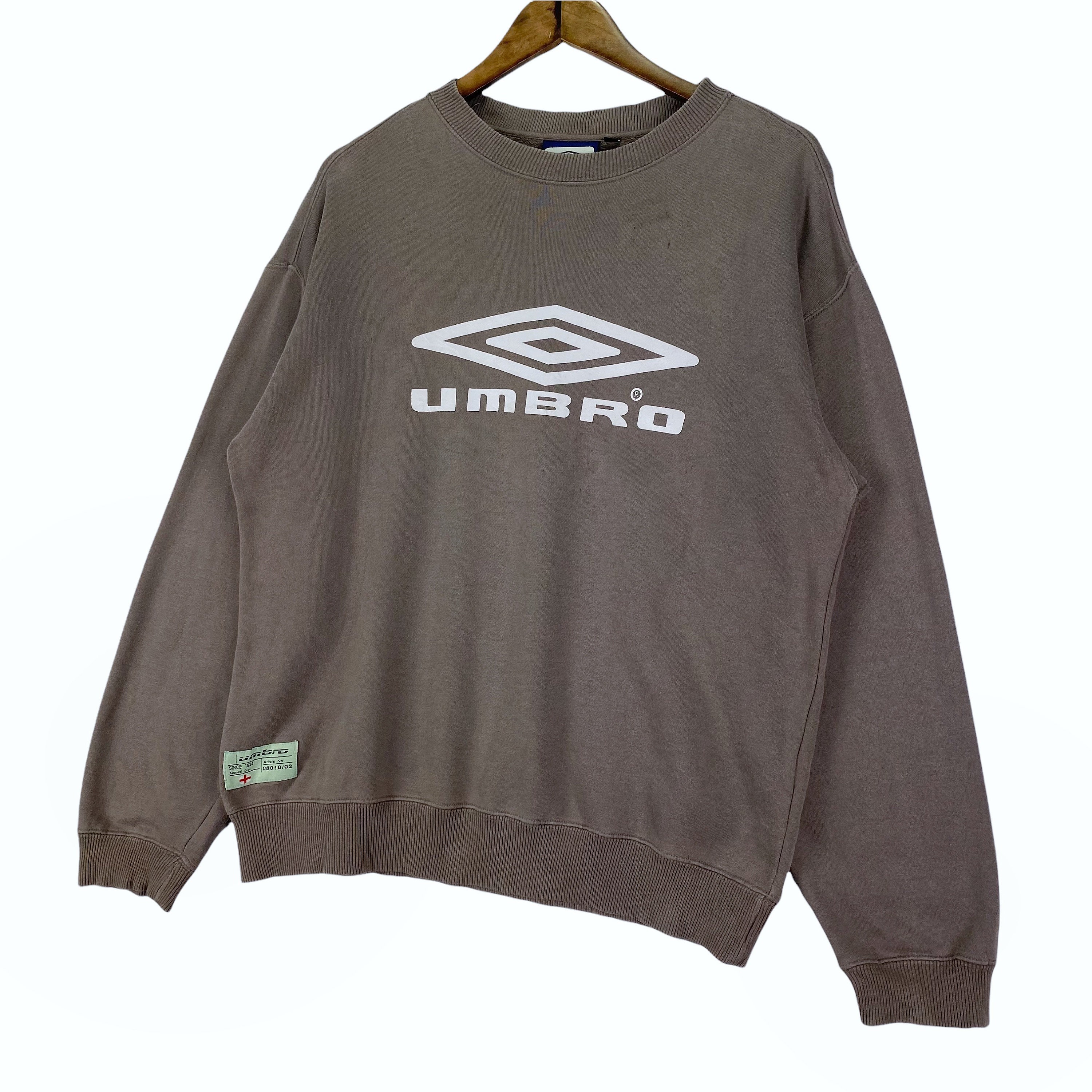 Vintage Umbro Sweatshirt Crewneck Brown 