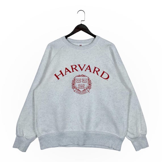 Vintage Harvard University X GU Sweatshirt Acid Washed Big