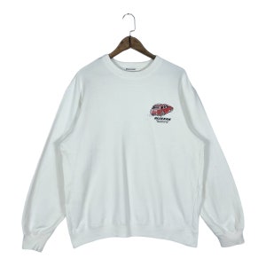 Vintage Blizzak Bridgestone Sweatshirt Crewneck White Pullover Jumper Size L