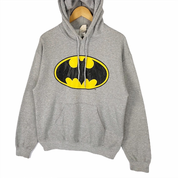 Vintage Batman DC Comics Sweater Big Grey - Etsy