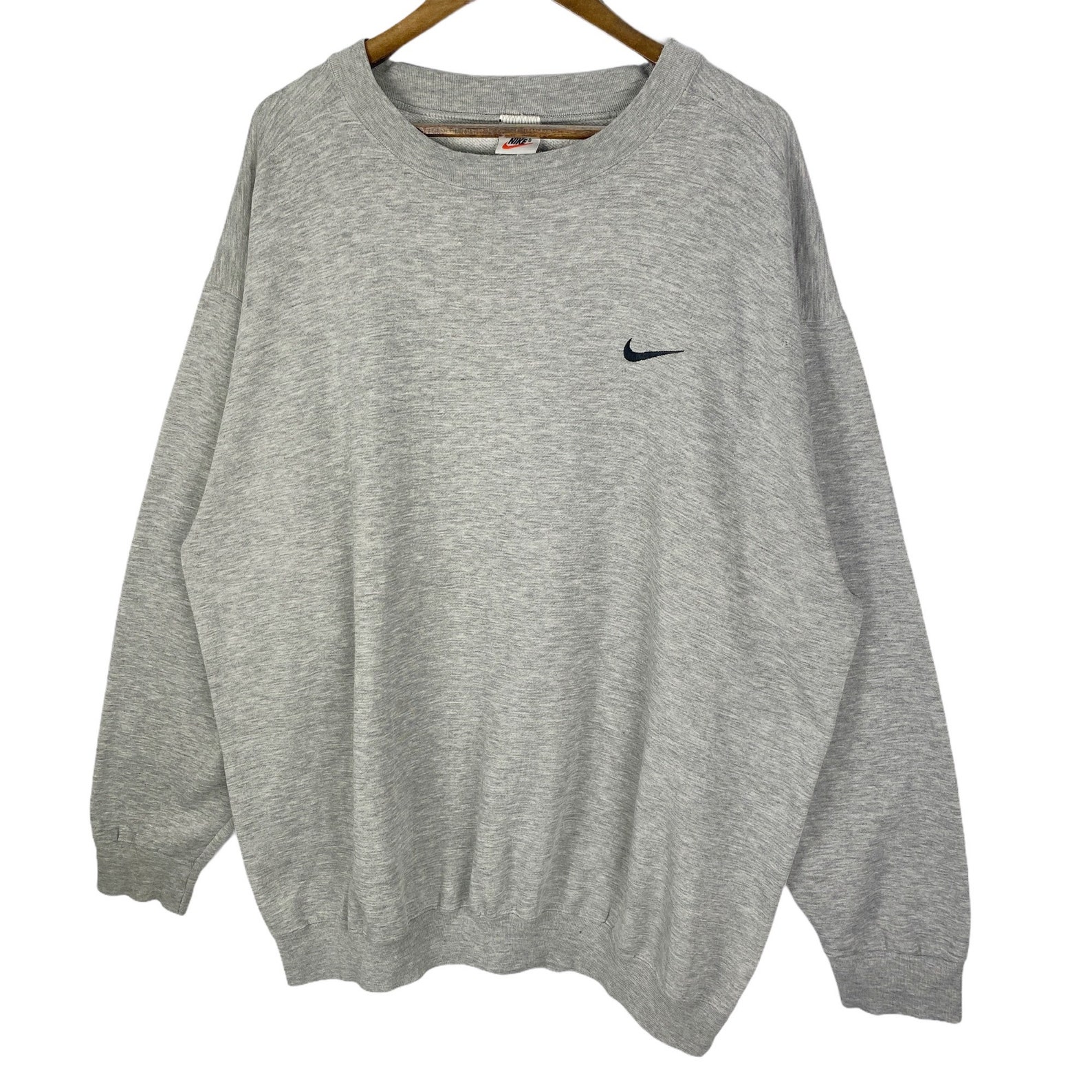 Vintage 90s Nike Swoosh Sweatshirt Crewneck Embroidery Small - Etsy