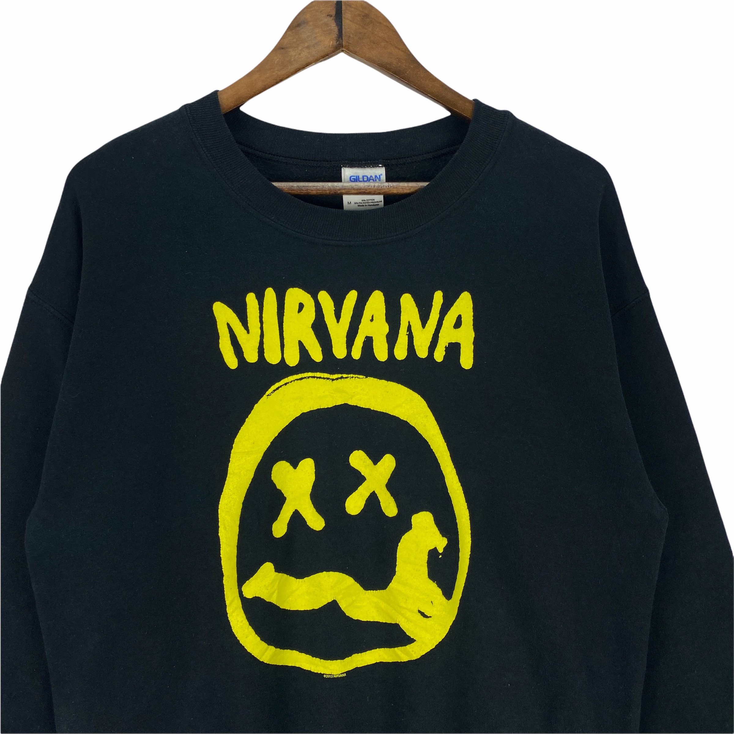 Vintage Nirvana Smile Face 2013 Album Promo Sweatshirt Crewneck
