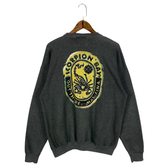 Vintage Scorpion Bay Sweatshirt Crewneck Big Logo… - image 1