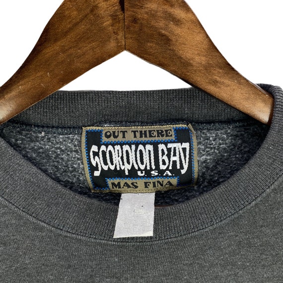 Vintage Scorpion Bay Sweatshirt Crewneck Big Logo… - image 9