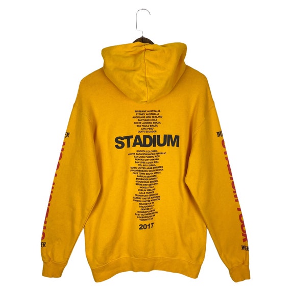 Vintage Justin Bieber Stadium Tour Hoodie Sweater… - image 1