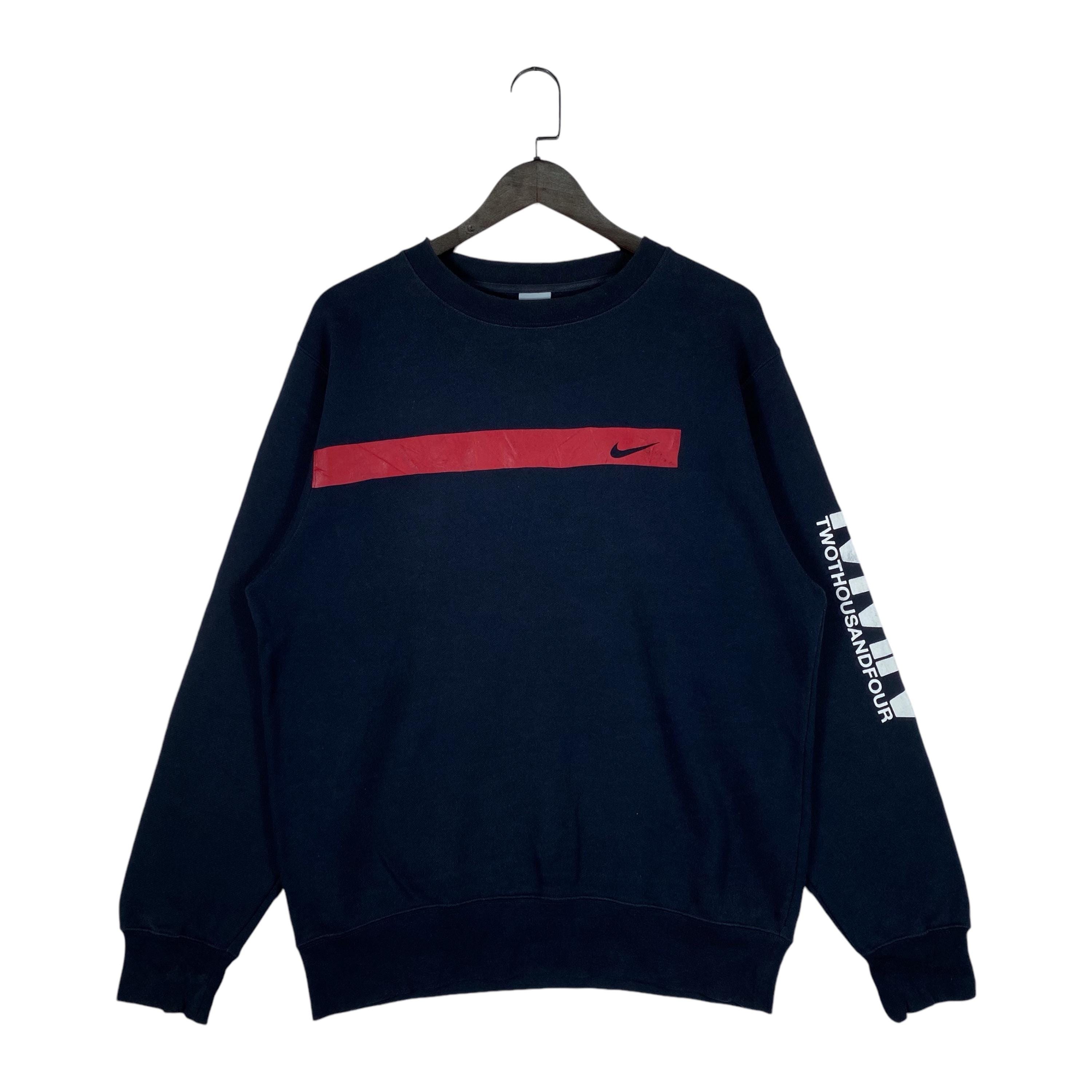 Nike Sportswear Crew Neck Nike Trui Rood Vintage Nike Swoosh