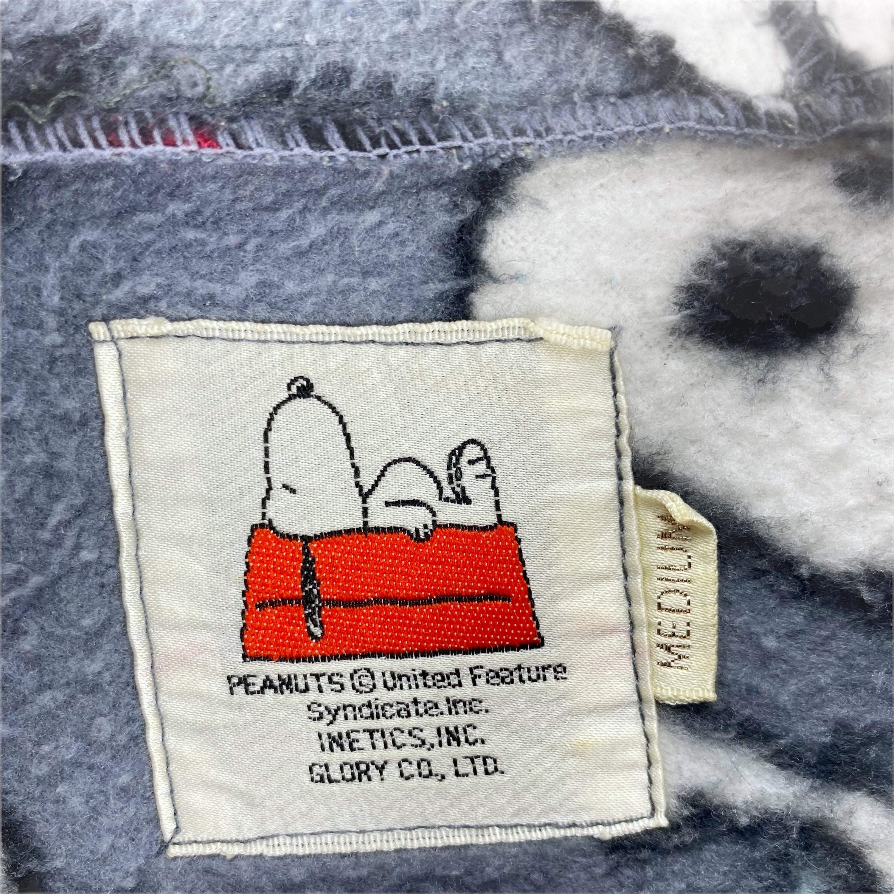 Vintage Peanuts Snoopy All Over Print Fleece Hoodie Sweater - Etsy UK