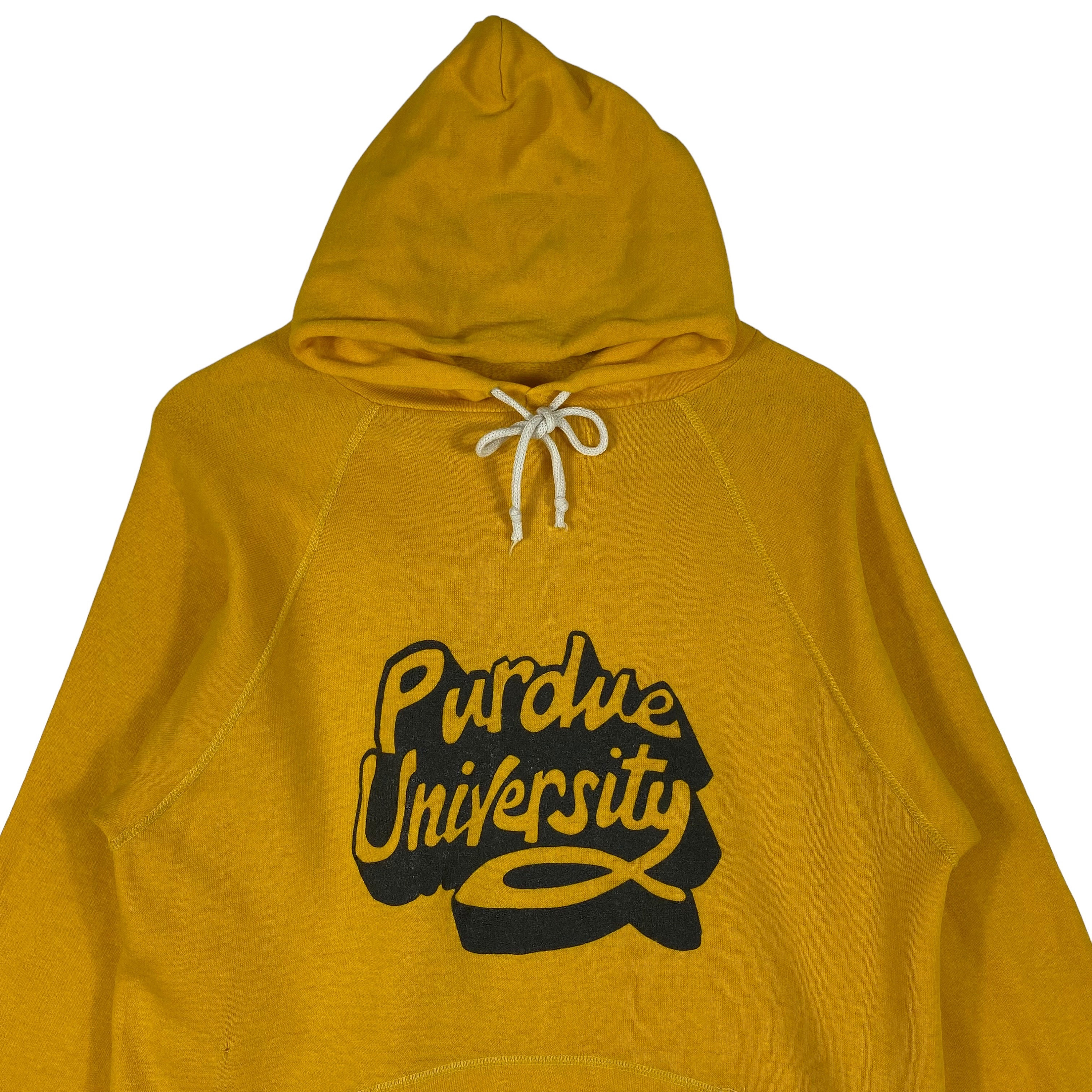 【1960s vintage】PURDUE UNIV イエロー スウェット VINTAGE Purdue Boilermakers Sweatshirt Mens Large Yellow