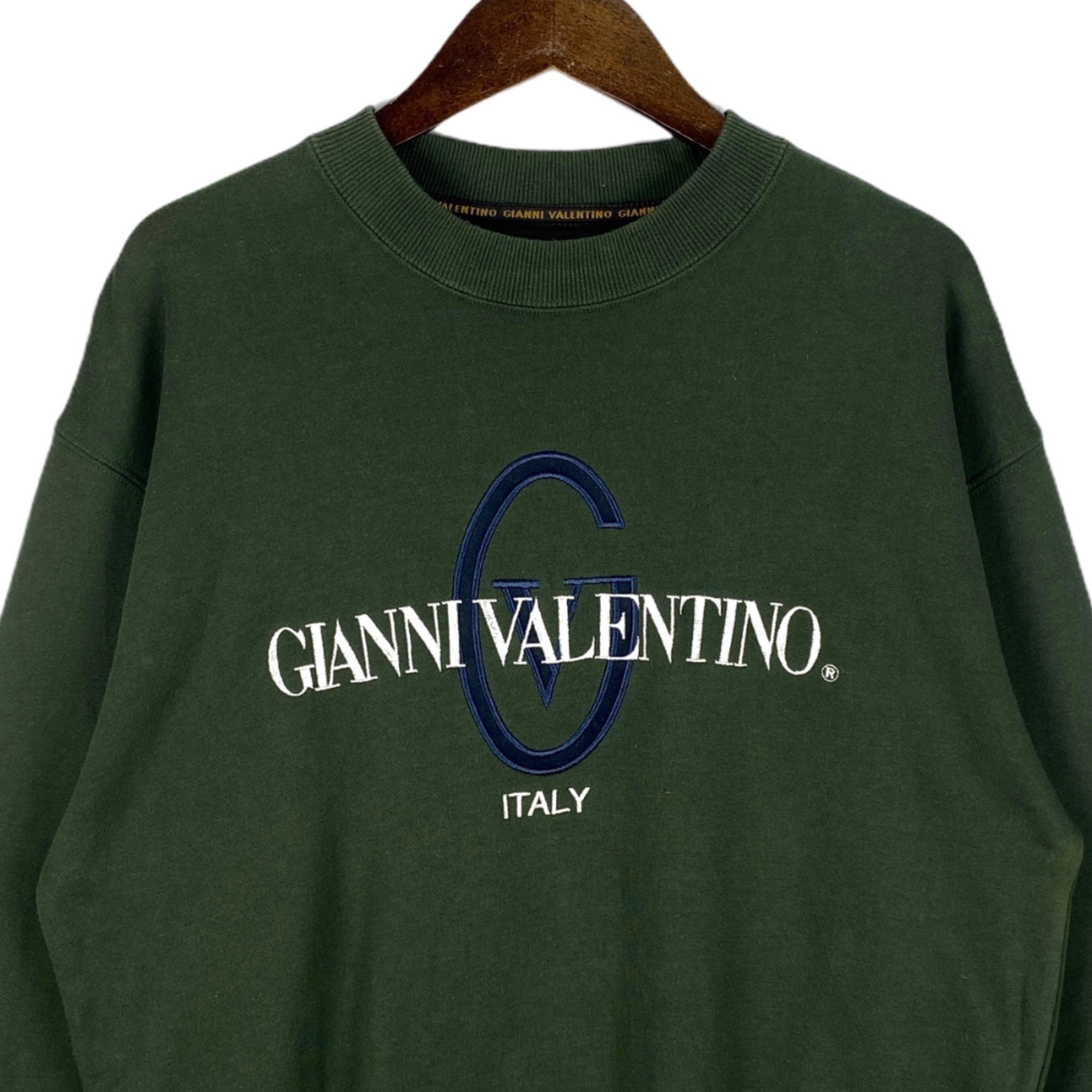 Vintage Gianni Valentino Sweatshirt Crewneck Big Logo