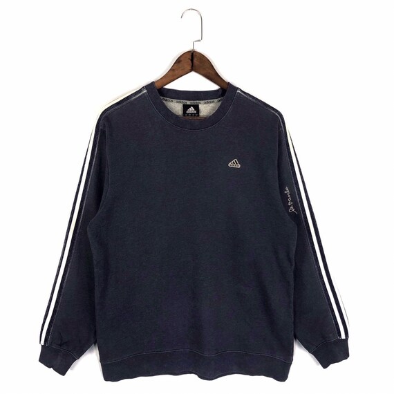 blue vintage adidas sweatshirt