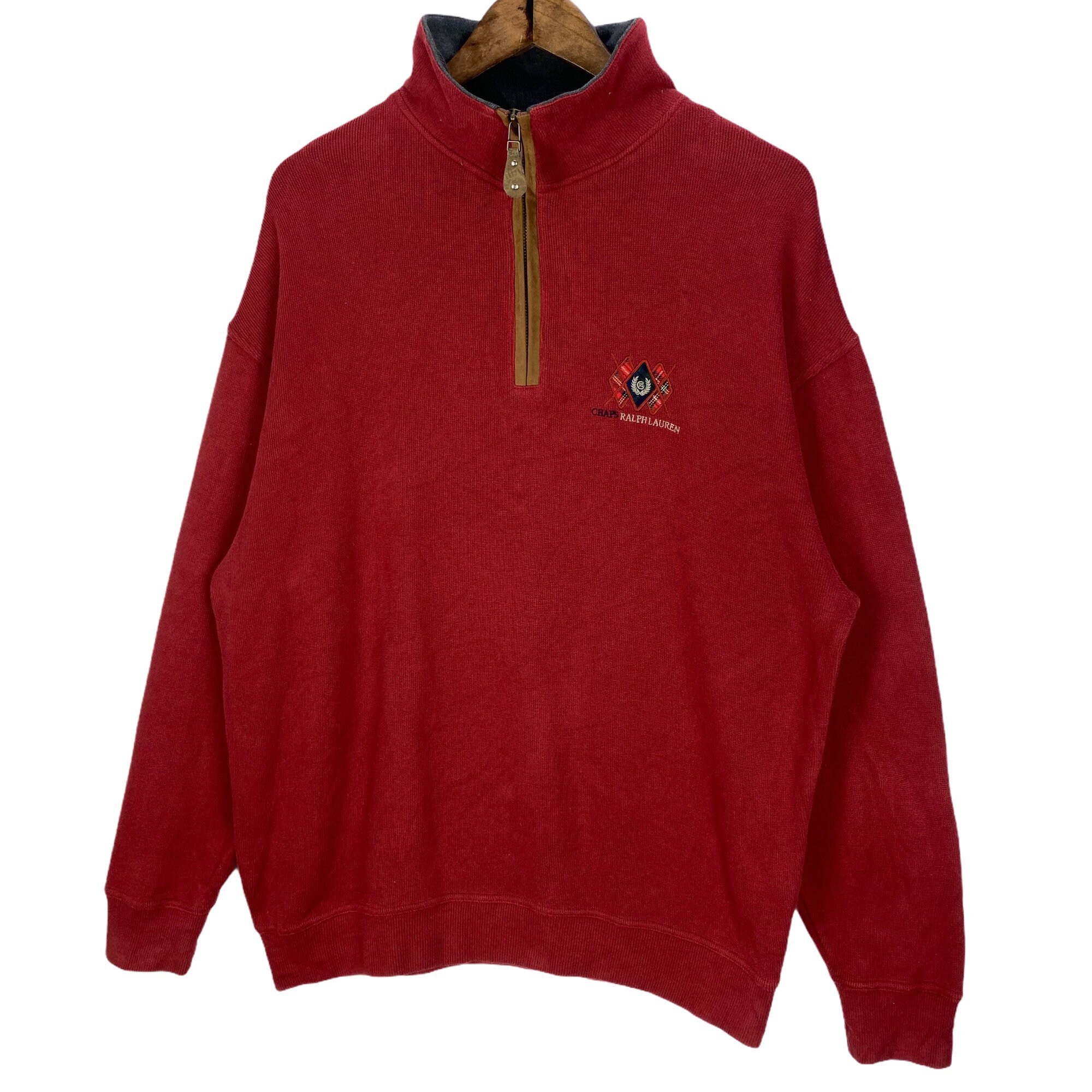 Vintage Chaps Ralph Lauren Half Zip Sweatshirt Small Logo