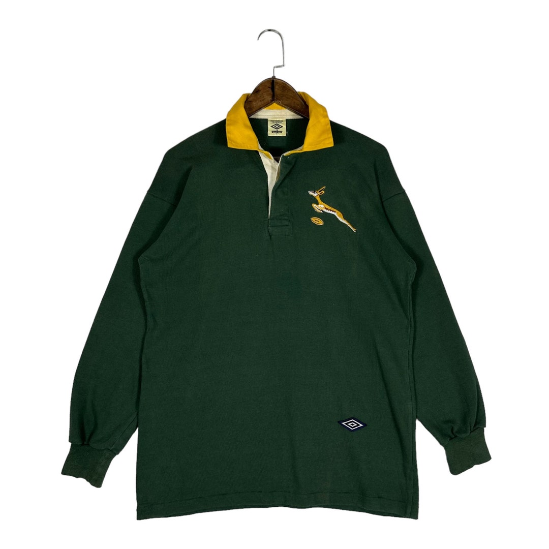Vintage 80/90s Umbro South African Springbok Rugby Polo Shirt Etsy
