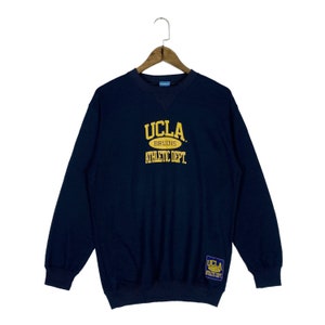 Vintage UCLA Bruins Crewneck Sweatshirt Navy Blue Pullover Jumper Size M