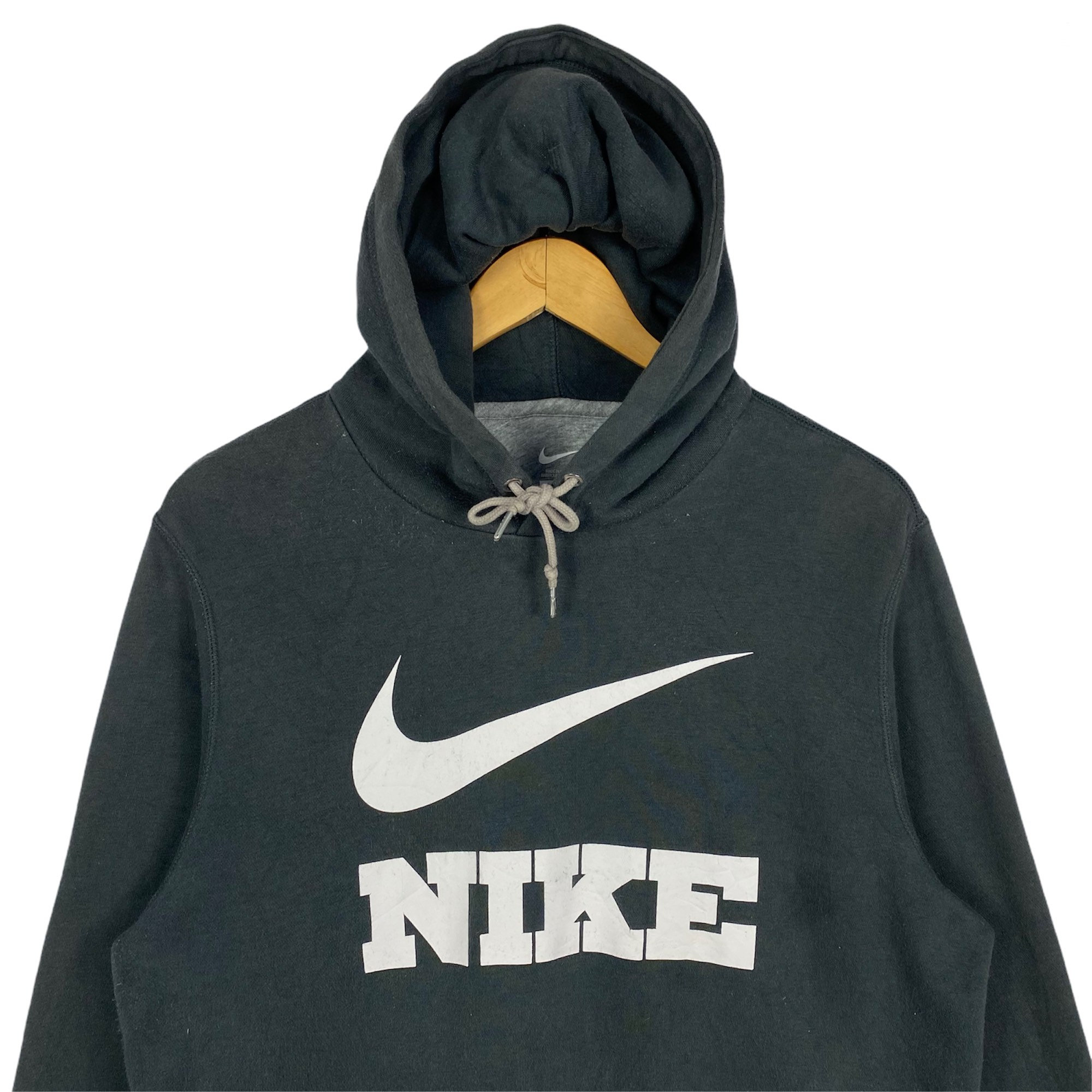 Grey black shop nike hoodie