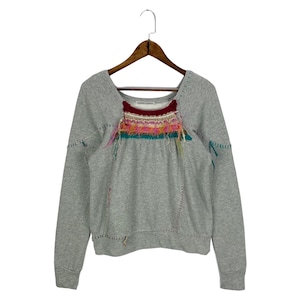 Vintage Tsumori Chisato Crewneck Sweatshirt Issey Miyake Grey Made In Japan Pullover Jumper Size M