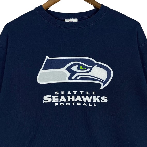 Vintage Seattle Seahawks Sweatshirt Crewneck Big … - image 4