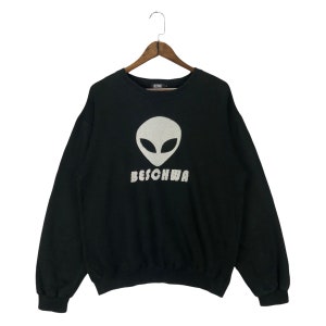 90s エイリアン BESCHWA スウェット 鬼フェード オールドスケート 希少 90s 00s vintage BESCHWA ビシュワ OLD オールド