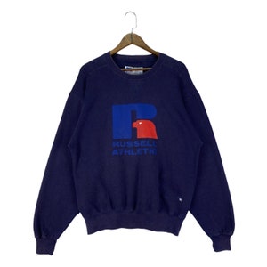 90s Russell athletic usa製 Vintage 90s Russell Athletic Blue/green Quarter Zip