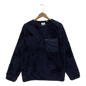Engineered Garments Uniqlo Fleece Sweater Navy Blue Crewneck Pullover Jumper Size M