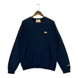 Vintage Kelty Outdoor Equipment Sweatshirt Crewneck Navy Blue Made In Japan Pullover Jumper Size M