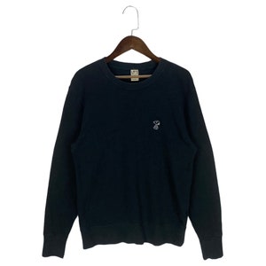 Vintage Snoopy Sweatshirt Crewneck Black Excellent Condition Pullover Jumper Size XL