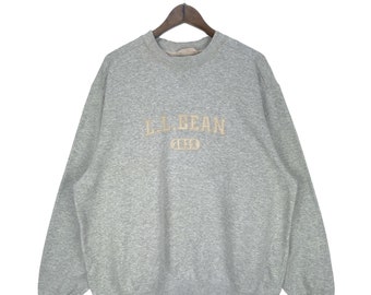 Pick!! Vintage 90s LL BEAN X Russell Athletic Made in Usa Big Logo