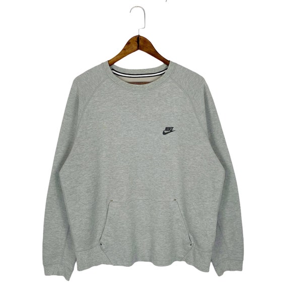 Adelaide Gevaar Kietelen Vintage Nike Swoosh Kangaroo Pocket Sweatshirt Crewneck Made - Etsy