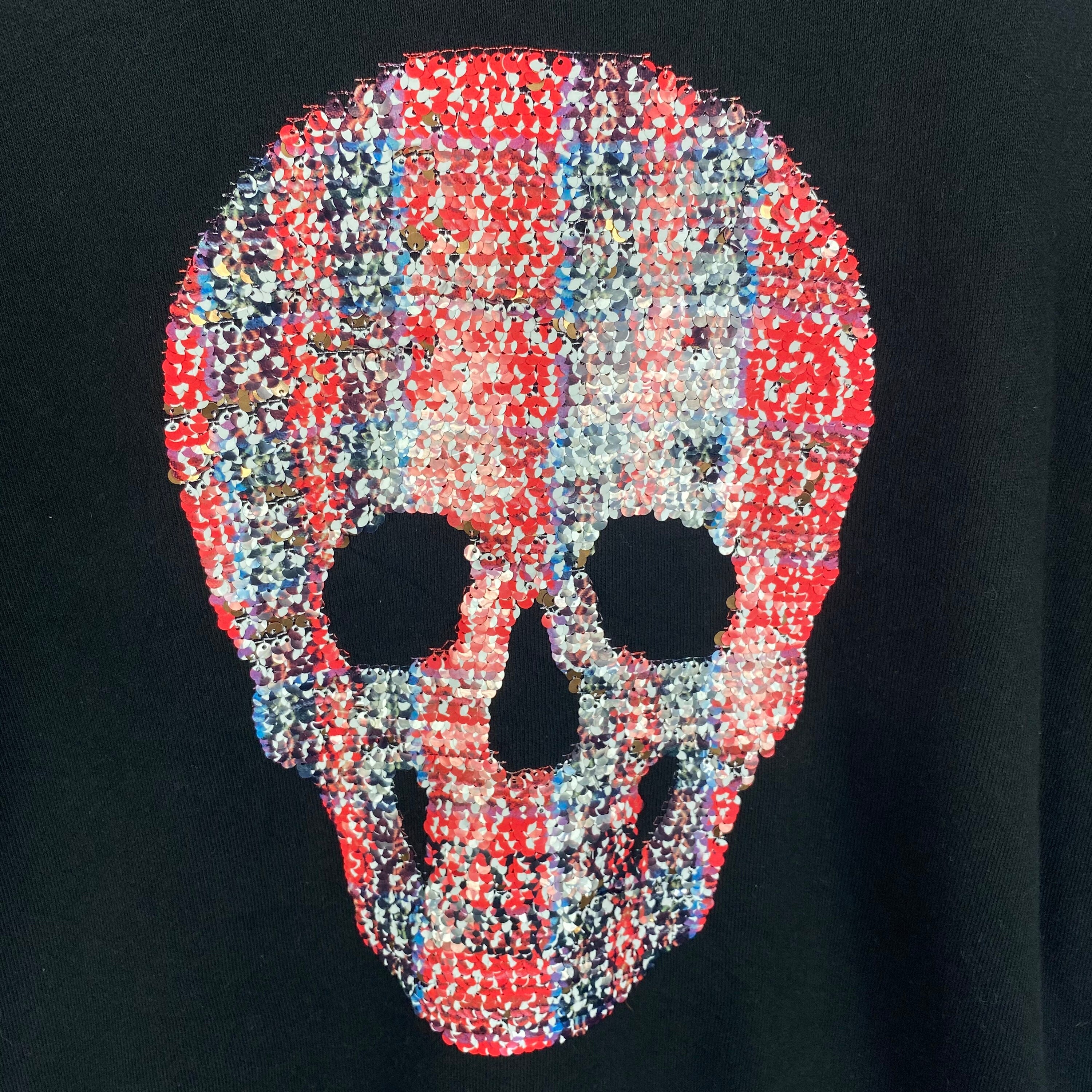 Zara skull cheap sweater