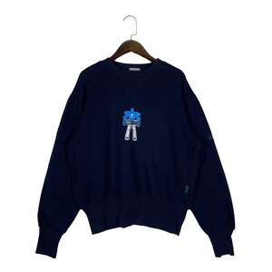 Vintage 90s Paul Smith Sweatshirt Crewneck Navy Blue Excellent Condition Pullover Jumper Size M