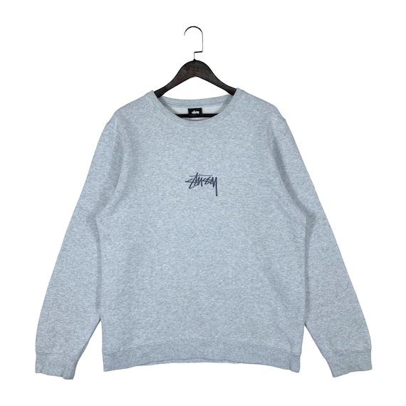 Stussy logo crewneck grey - Gem