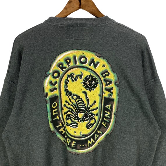 Vintage Scorpion Bay Sweatshirt Crewneck Big Logo… - image 7