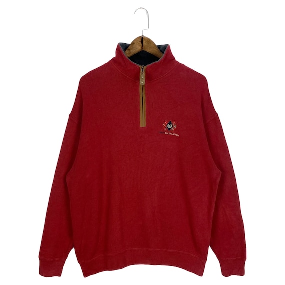 Vintage Chaps Ralph Lauren Half Zip Sweatshirt Small Logo