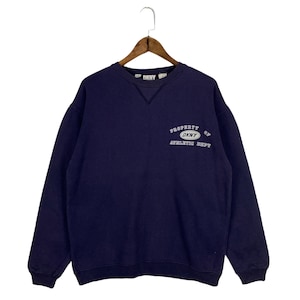 DKNY★長袖 クルーネック ロゴ スウェットシャツ トレーナー★紺 ヴィンテージ 90年代 DKNY ドナ カレン ニューヨーク クルー