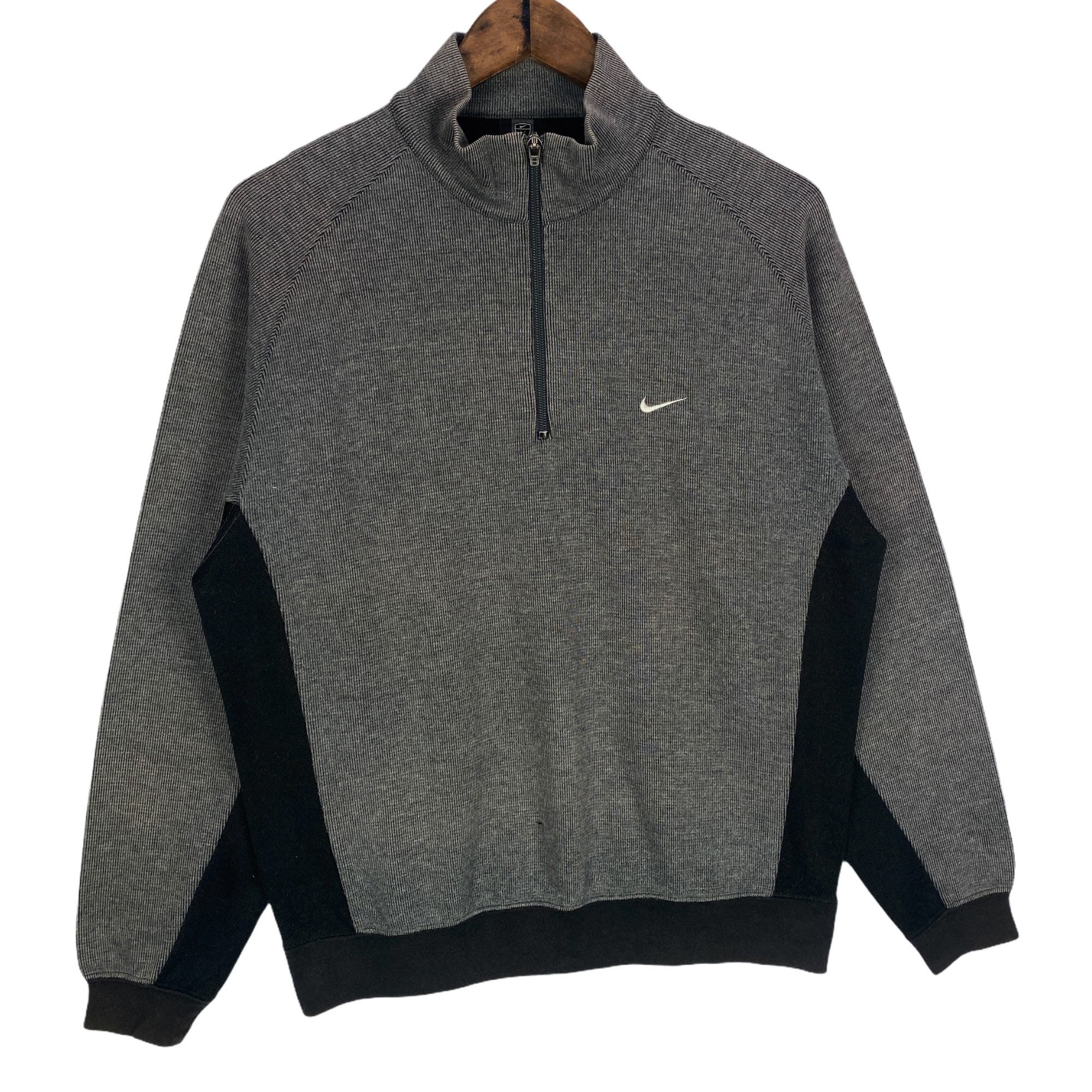 Vintage Nike Golf Swoosh Half Zip Sweatshirt Embroidery Small Etsy