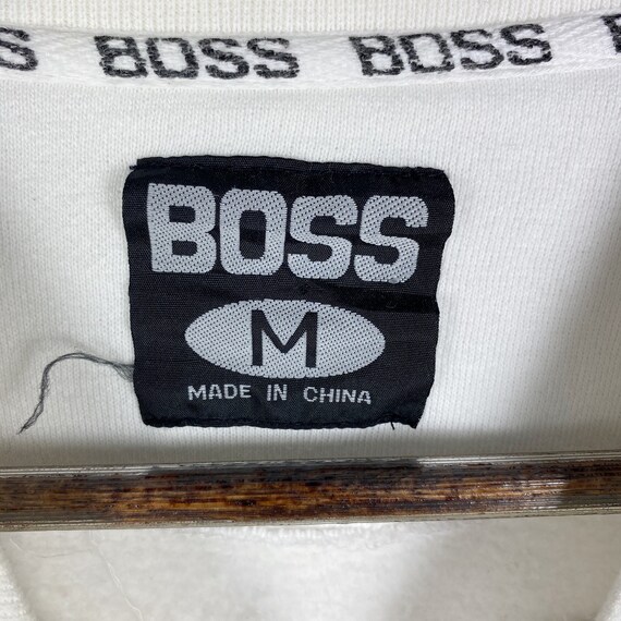 Boss top white jumper