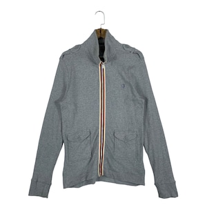 Vintage Ben Sherman Full Zip Sweater Jacket  Grey Pullover Jumper Size L