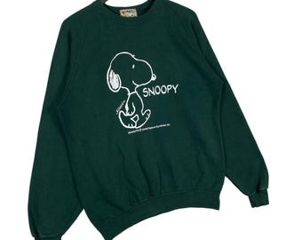 DAIRIKU PEANUTS Pullover スウェット サイズM Peanuts - Peanuts Records Snoopy Headphones - Men's Pullover