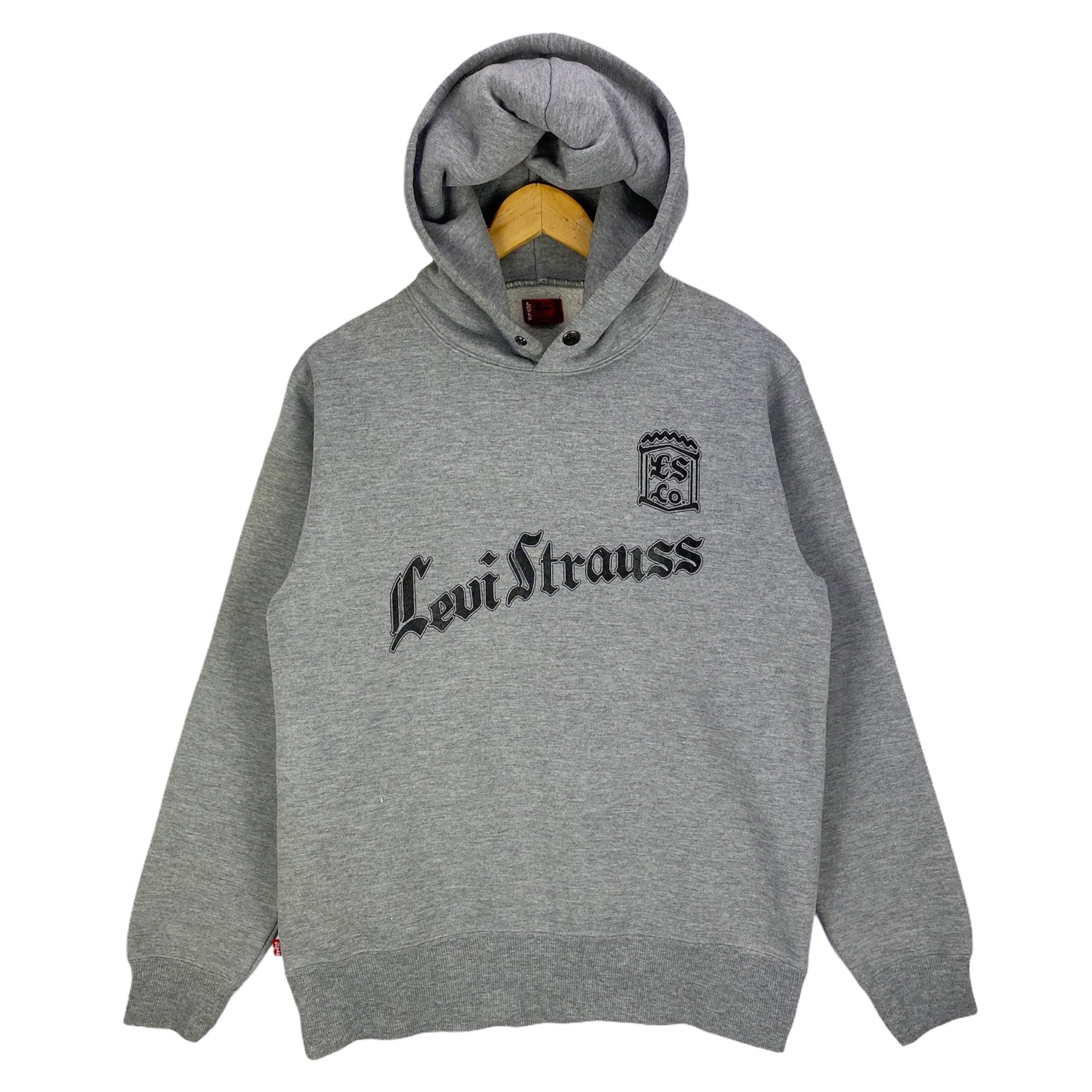 Vintage Levi s Red Tab Made in Japan Hoodie Sweater Grey Big Logo