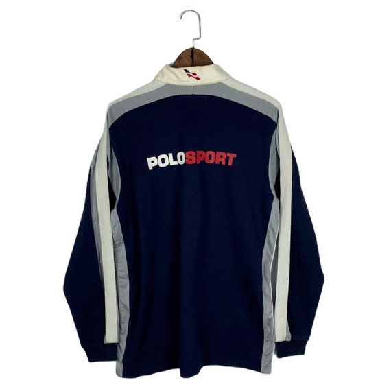 Vintage 90s Polo Sport Trainer Half Zip Rugby Shir