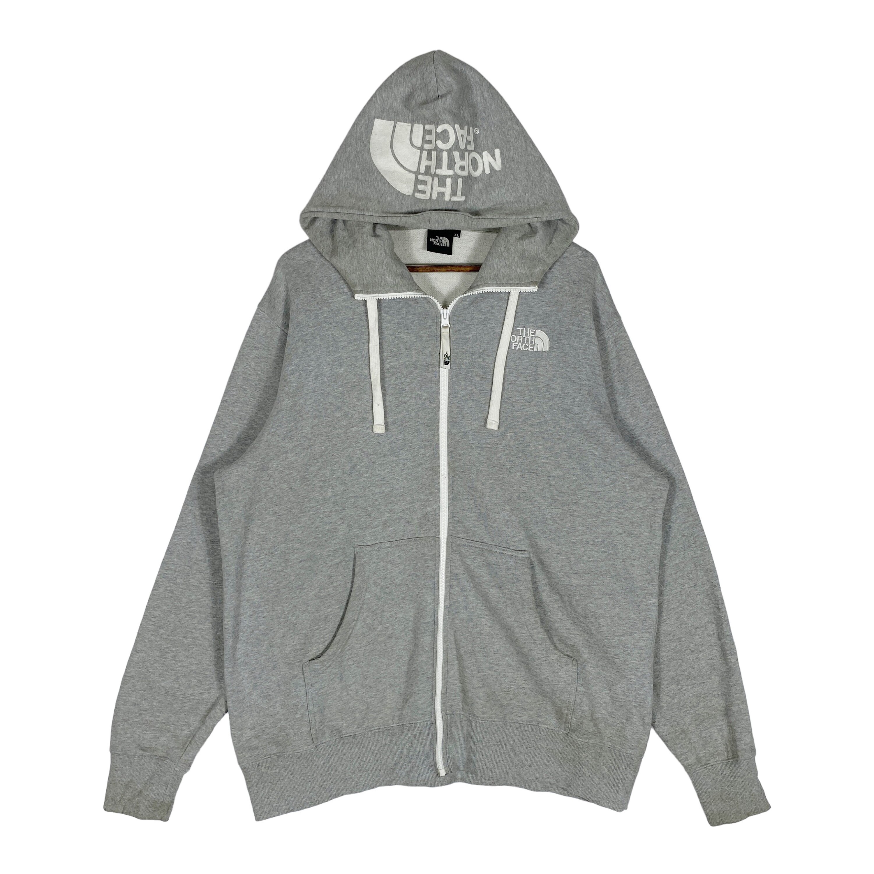 Vintage the North Face Rearview Full Zip Hoodie Sweater Grey