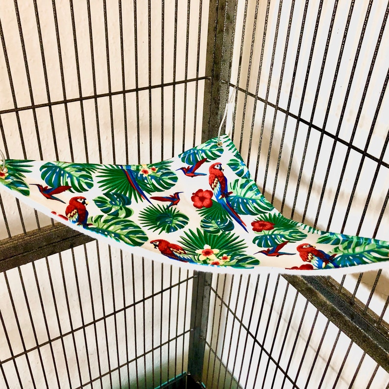 Tropical Fleece Rat Hammock Set Small Animal Bed Cube Etsy