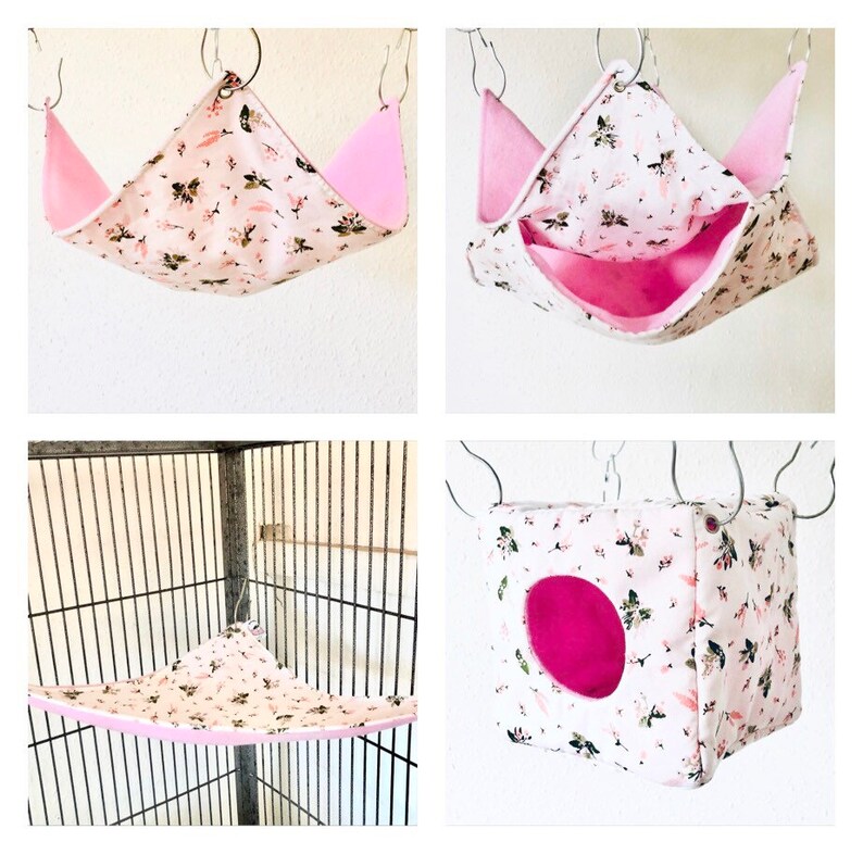 Rat Hammock Set 4 Rat Hammocks Rat Pet Gift Rat Bed Rodent Etsy