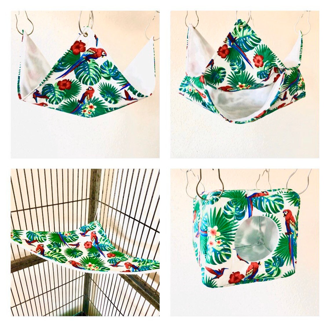 Rat Hammock Set 4 Rat Hammocks Rat Pet Gift Rat Bed Rodent Etsy