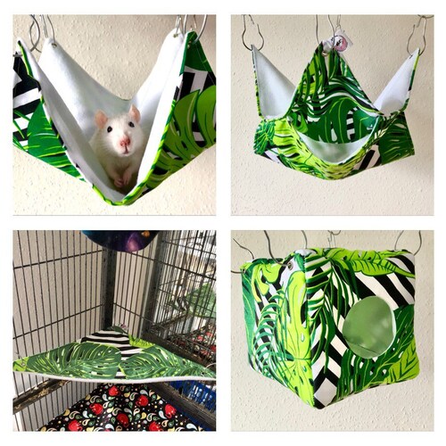 Rat Hammock Rat Cage Accessories Rat Toys Rat Hammocks UK Etsy