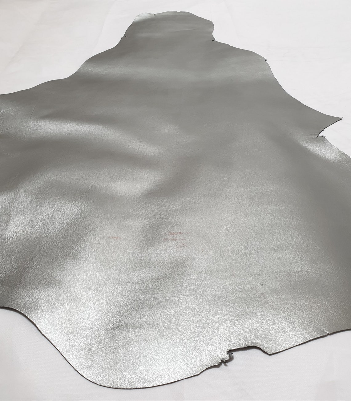 Sliver Chrome Tan Kangaroo Leather Hide. Whole Hide. Strong Etsy UK