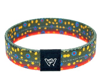 Brook Trout Skin Hang Loose bracelet